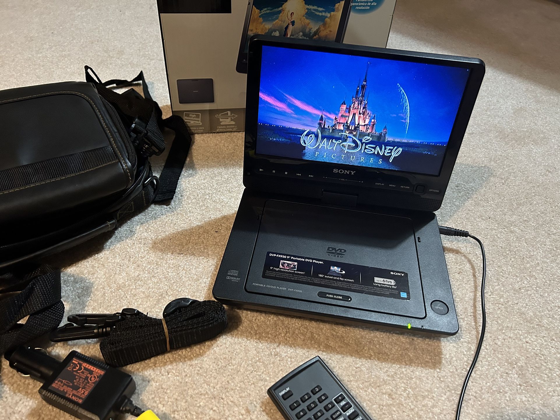 Portable Sony DVD Player