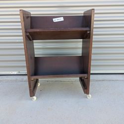 Solid Wood Slanted Bookcase 