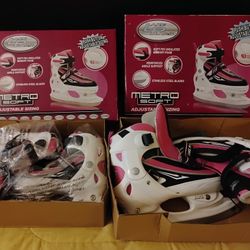 2 Brand New Lake Placid Metro Soft Ice Skates 