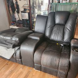 Recling sofa.  Used.