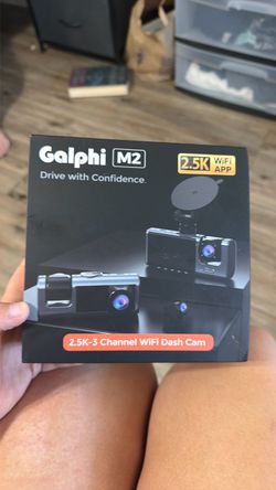 Galphi M2 2.5K 3-Channel WiFi Dash Cam