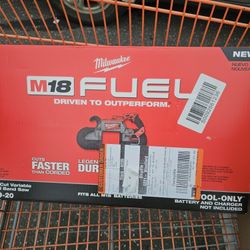 Milwaukee Tool 2729-20 M18 18 Volt Fuel Deep Cut Band Saw, New with warranty 