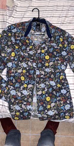 Mens stylish design dress shirt Size L