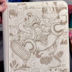One Piece Custom Laser engraved Binder!