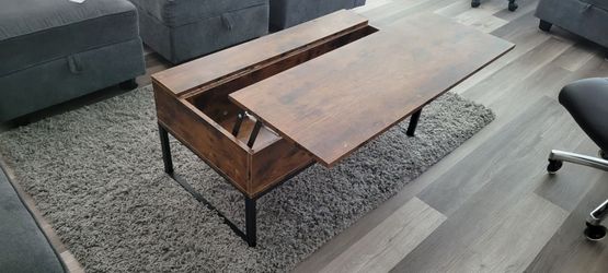 Lift top table
