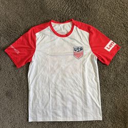 Red And White Team USA soccer Jersey Size Medium