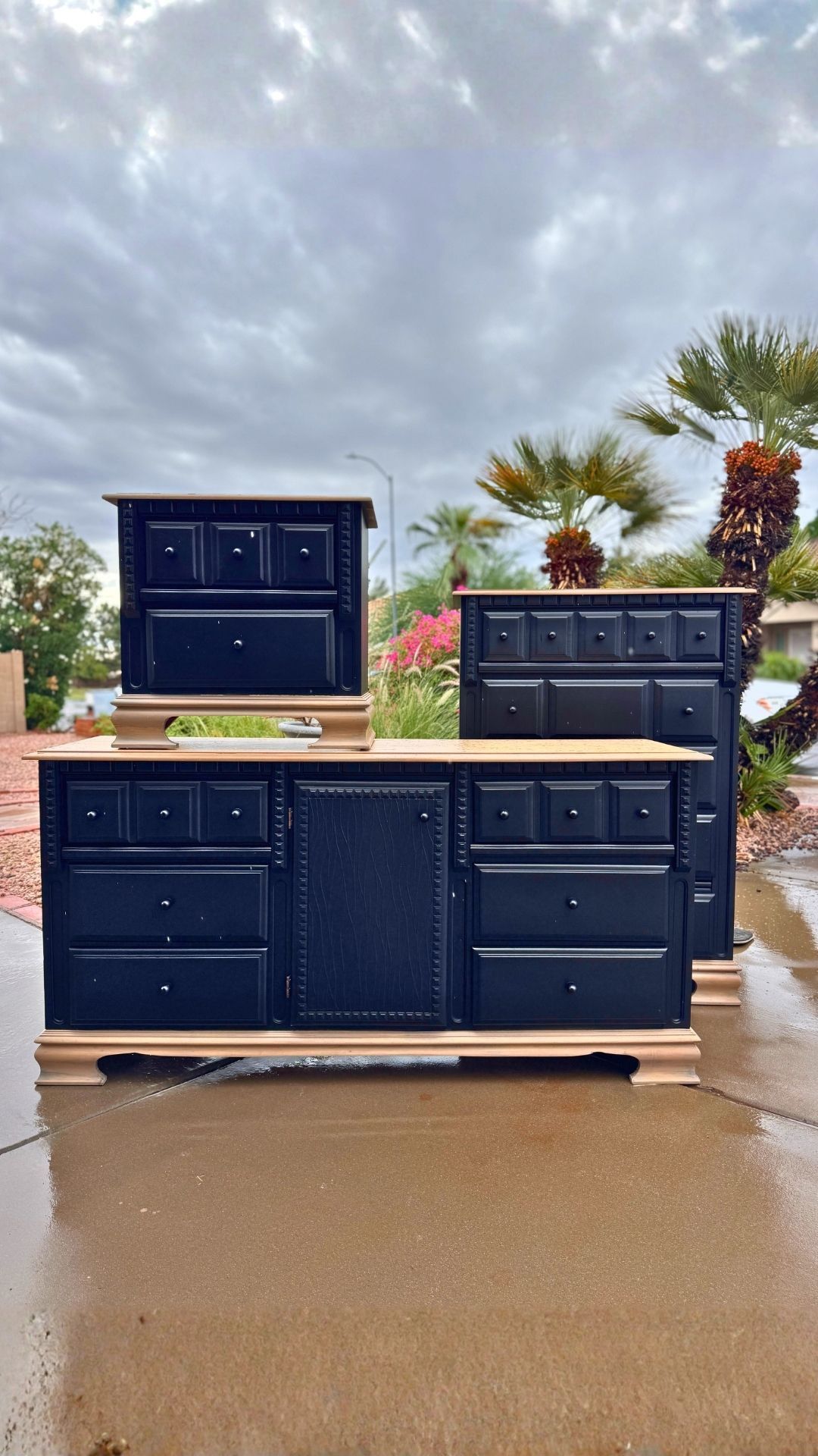 3 Piece Bedroom Dresser Set 