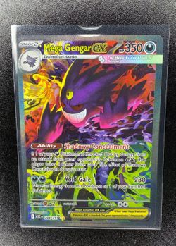 Mega Gengar Ex #284/(contact info removed) Pokemon ME Ascended Heroes NM+ Ready to PSA10