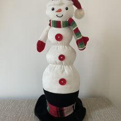 Animated singing snowman