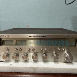 Vintage Marantz MR255 AM/FM Stereophonic Receiver, 50 watts per channel 8 ohm