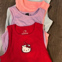 XS 4 Tank Tops & Black Flare legging 