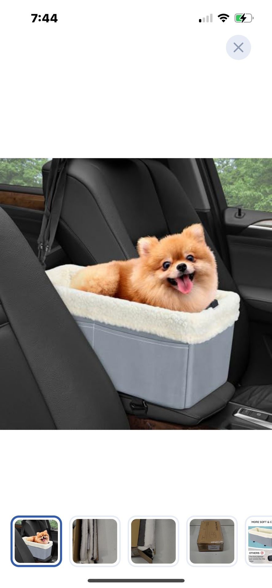 “New”Booster Car Seat(fits Between Seats)17”L X 9”W X 8”T)cushion,double Seatbelt ,metal Frame(retail$49)