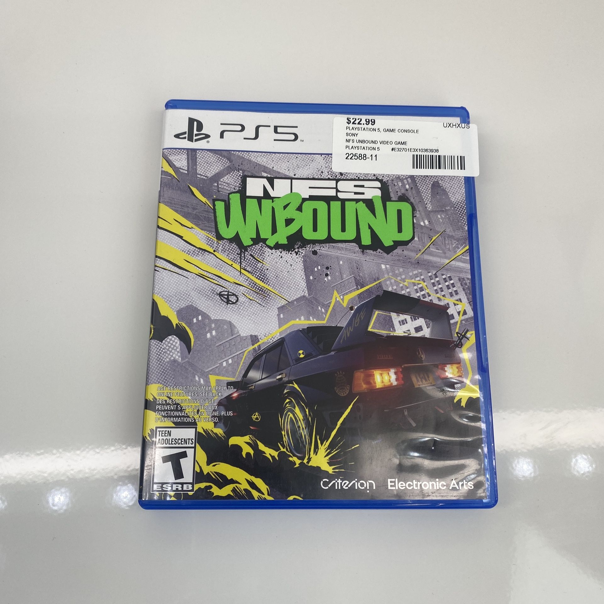 NFS Unbound Video Game