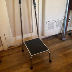 Medical Step stool With Handles Non Skid Rubber
