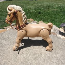 1967 marvel the mustang ride on horse