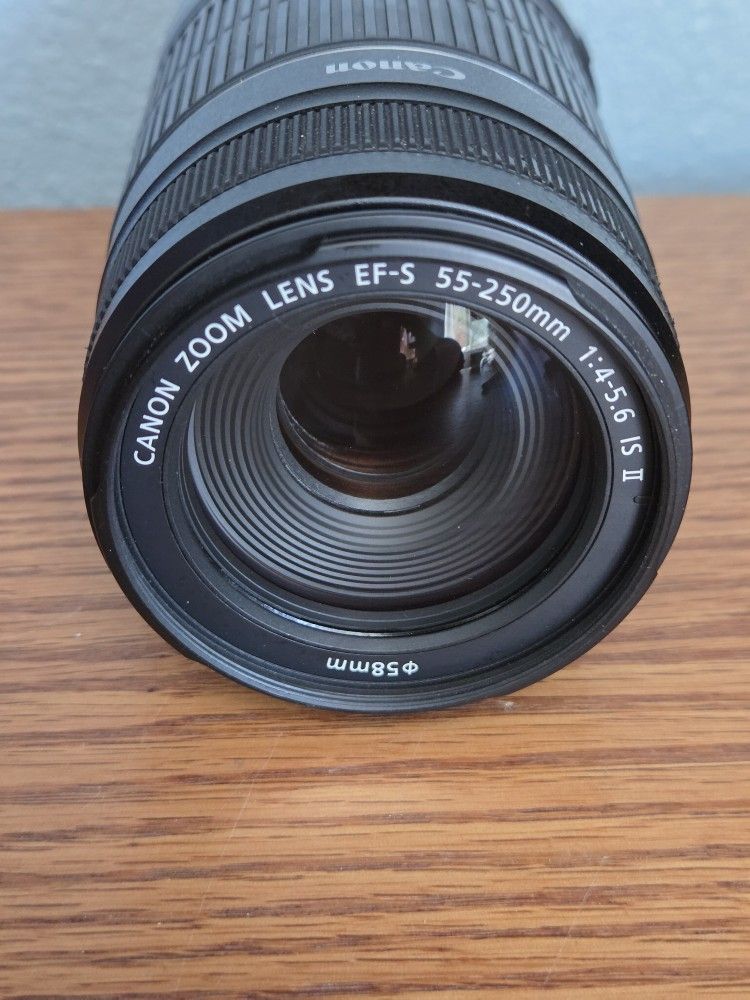 5*Ｈ様 Canon 望遠 EF-S 55-250mm F4-5.6 IS II Canon EF-S 55-250mm f/4-5.6 IS II Lens: Amazon.co.uk