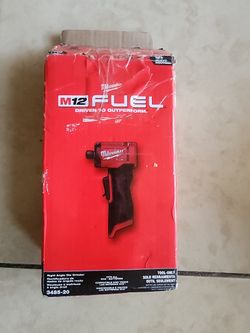 Milwaukee
M12 FUEL 12V Lithium-Ion Brushless Cordless 1/4 in. Right Angle Die Grinder (Tool-Only)