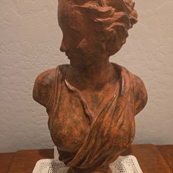 Roman goddess Diana the Huntress bust sculpture