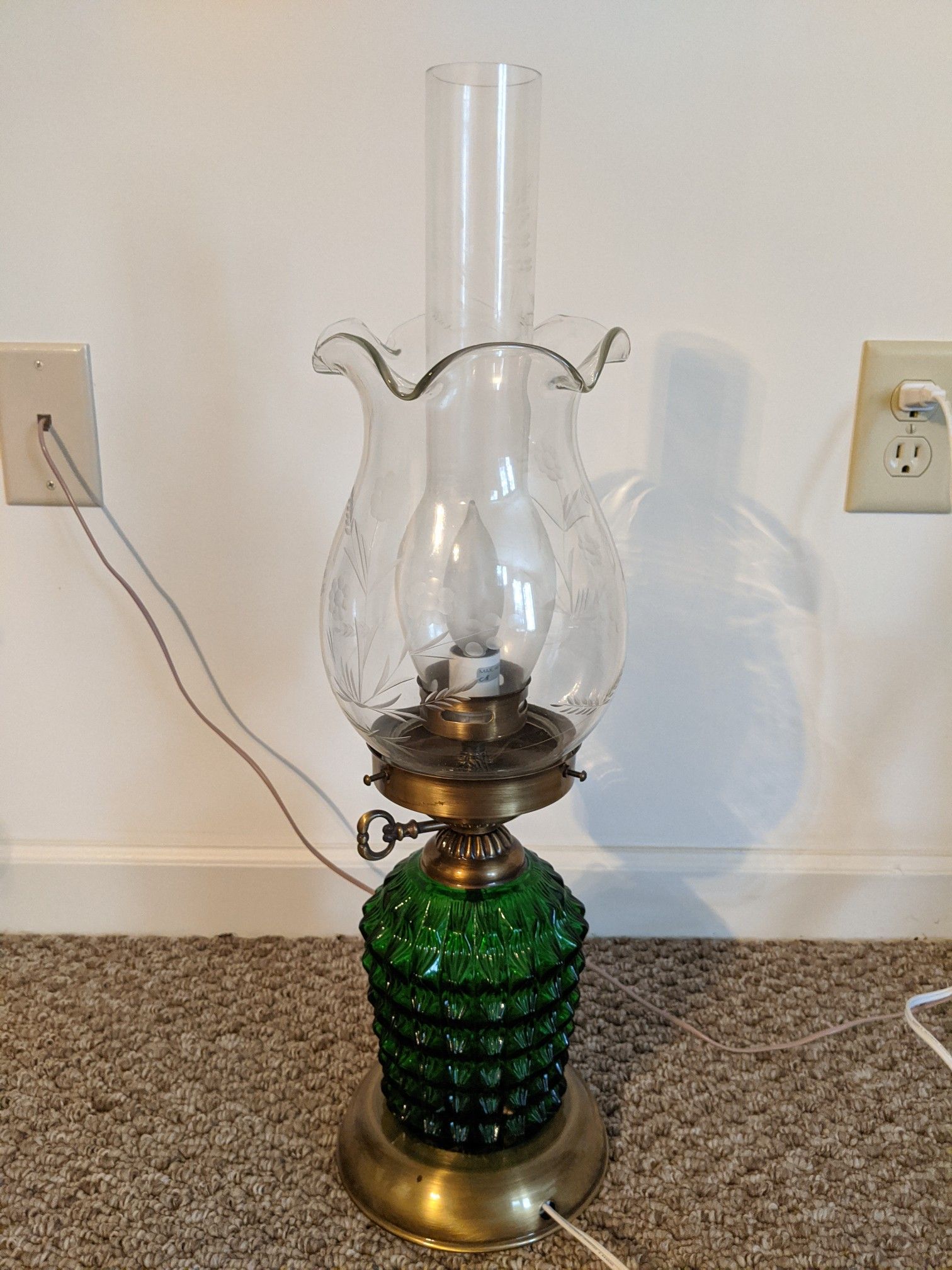 Antique Hurricane Lamp