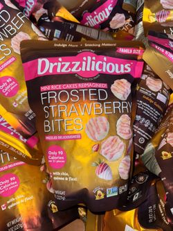 Drizzilicous Frosted Strawberry Bites 8 oz