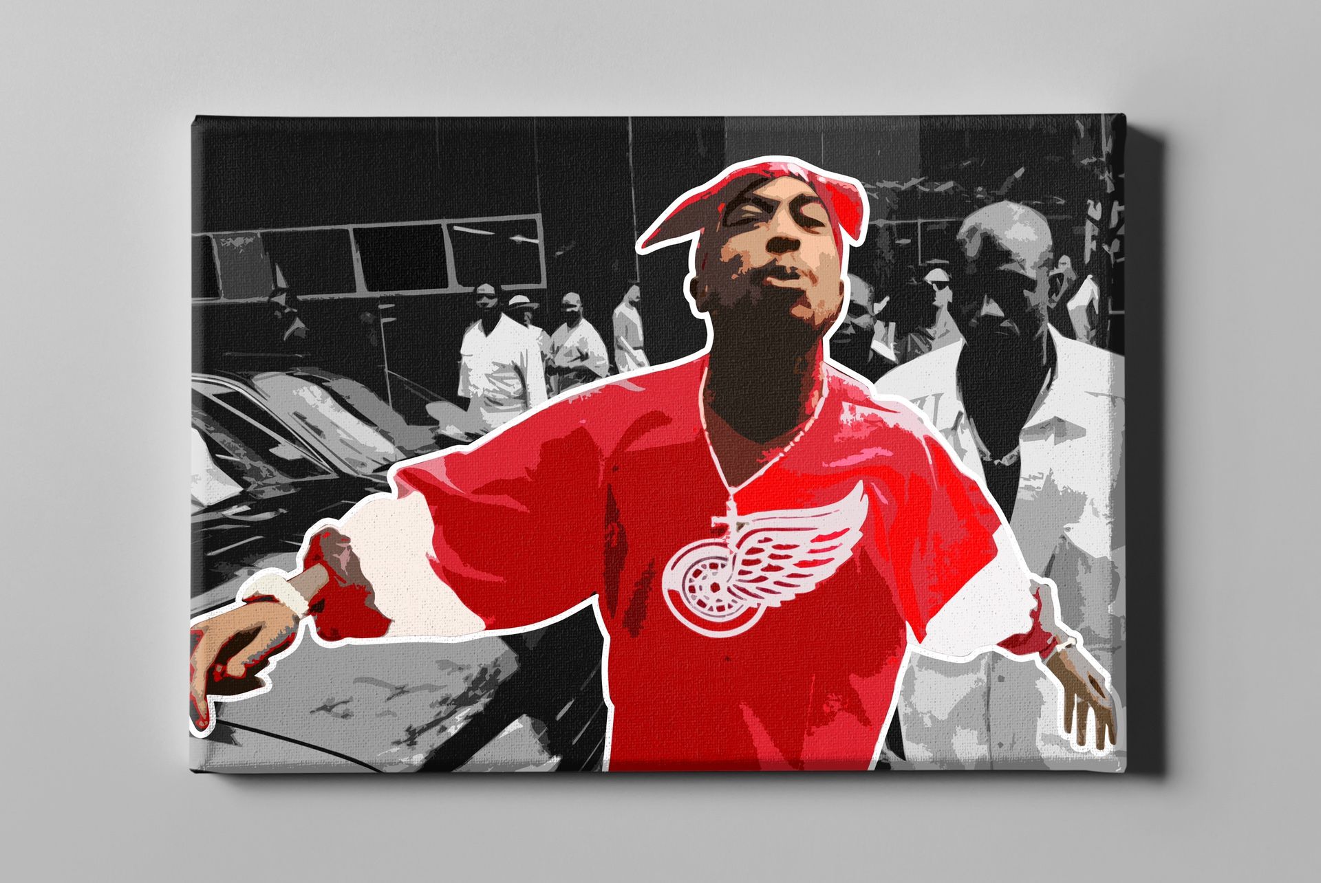 Tupac Canvas “spitting at reporters”