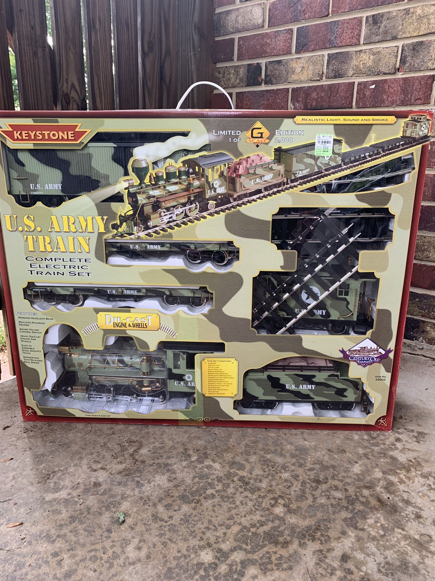 KeyStone Electric US Army Train Set