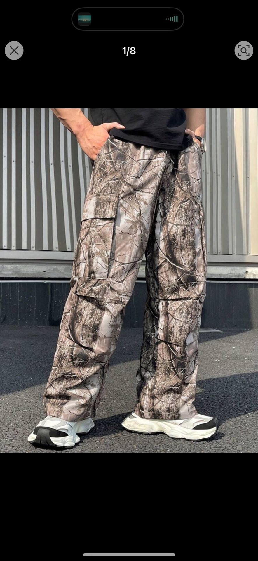 Men Camo Pants Size Medium New