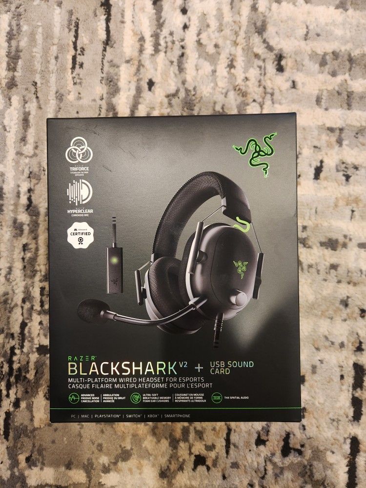 Razer Blackshark V2 + USB Sound Card