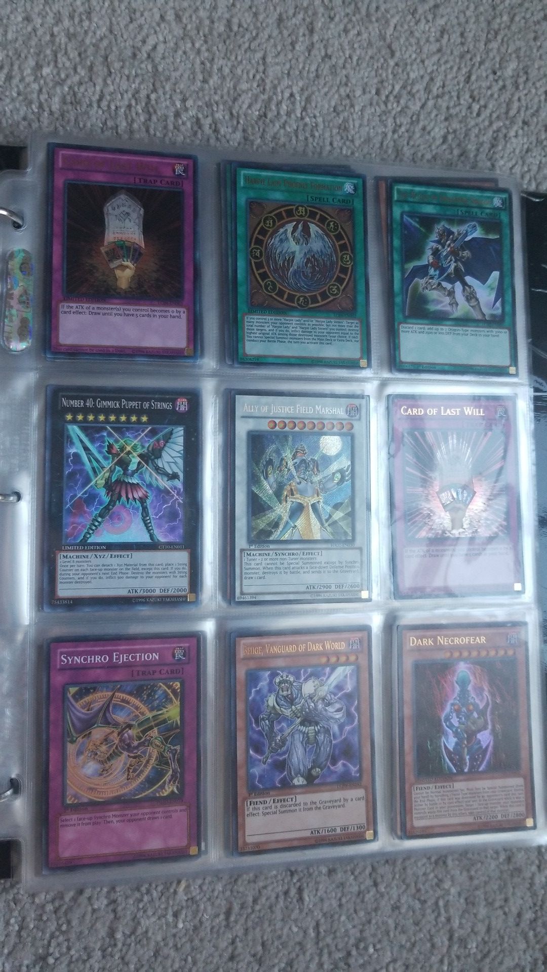 Part8 Yu-Gi-Oh binder