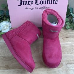 NIB Juicy Couture Women's Pink Kave Winter Boot Size 7