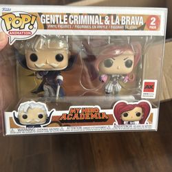 My Hero Academia Gentle criminal and LaBrava Funko