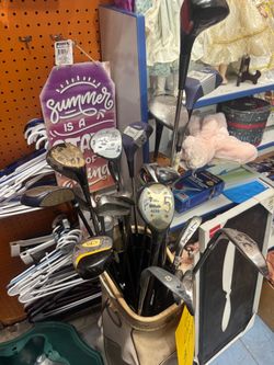 Mixed Golf Club Set with Bag