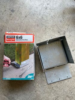 Simpson 6x6 adjustable Post Base (2- sets)