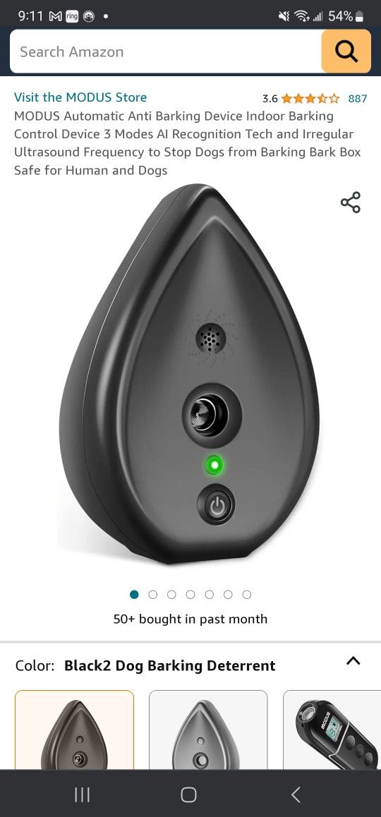 MODUS Automatic Anti Barking Device Indoor