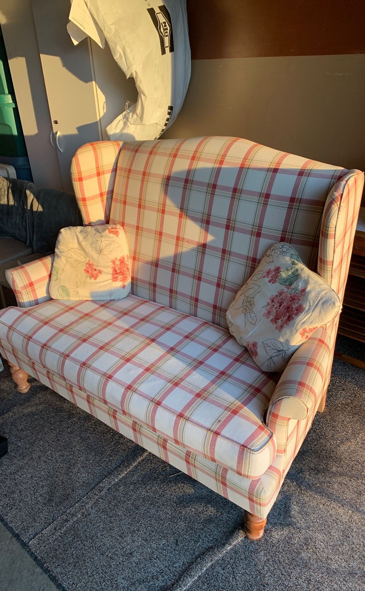 Plaid Couch