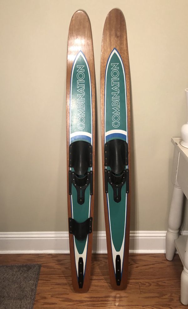 Vintage Pair Wood Water Skis for Sale in Delray Beach, FL OfferUp
