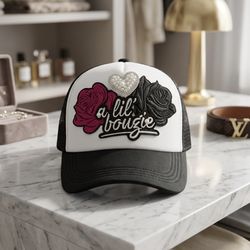 Premade trucker hat, tote bags, T-shirts, belt bags, keychains