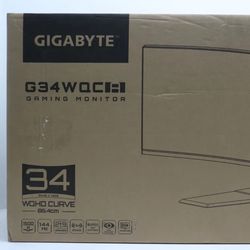 Gigabyte G34WQC 34 Inch LED Curved, Gamin monitor