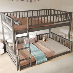 Like New Full Over Queen Bunk Beds