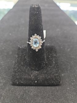 Light Blue Topaz Ring