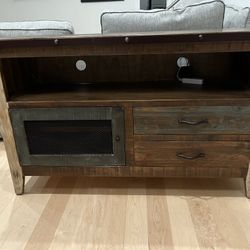 Rustic Cabinet TV Stand