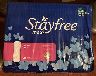 4 Packages Of Stayfree Maxi Pads