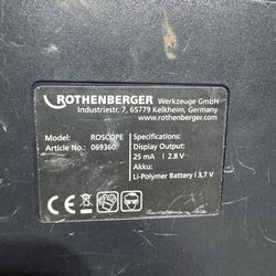 Sewer Camera Rothenberger ROSCOPER Module i2000