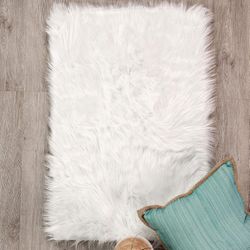Faux Fur Are Mat Rug 1.3x2 Feet