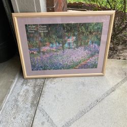 The Garden at Giverny by Claude Monet