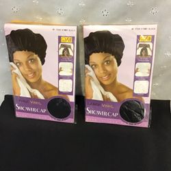 Written. Large Vinyl Shower Cap.