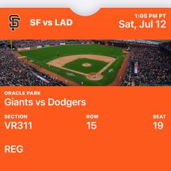 Dodgers Vs SF