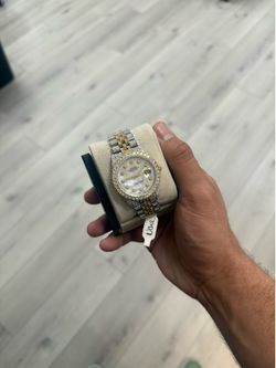 Rolex Datejust 116233 Diamond Arabic Dial Diamond Bezel and Band 18K Steel 2004