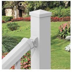 5x5  White Post Caps