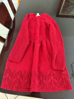 Girls Size 6 Red Dress